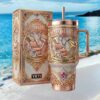 Paramore Still Into You Limited Edition 40oz Insulated Stainless Steel Tumbler Butterfly Gold & Orange Design Paramore Still Into You Limited Edition 40oz Insulated Stainless Steel Tumbler Butterfly Gold & Orange Design