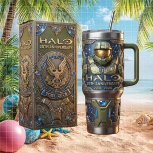 Halo 25th Anniversary Master Chief UNSC 117 Limited Edition Insulated Tumbler