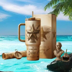 Hamilton Musical Broadway Legend 3D Tumbler Alexander Hamilton History Wrap (1)