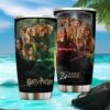 Harry Potter Ron and Hermione Sorcerer’s Stone 25th Anniversary Purple Gold Tumbler Harry Potter Ron and Hermione Sorcerer’s Stone 25th Anniversary Purple Gold Tumbler
