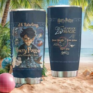 Harry Potter 25 Years of Magic Philosopher's Stone Anniversary Signature Tumbler