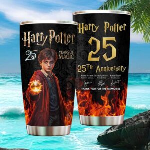 Harry Potter 25 Years of Magic Signature Edition Anniversary Tumbler