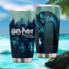 Harry Potter 4 Houses Icons & Dragon 25 Years of Magic Handle Tumbler Harry Potter 4 Houses Icons & Dragon 25 Years of Magic Handle Tumbler