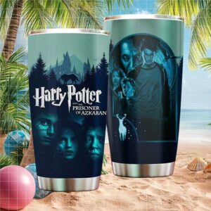 Harry Potter and the Prisoner of Azkaban Blue Cinematic Art Stainless STumblerl Tumbler