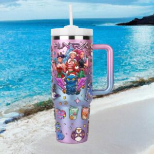 HunterX Anime Christmas Holiday Group Design Tumbler