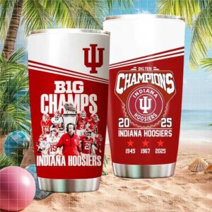 Indiana Hoosiers Big Ten Champs 2025 Football Coach Curt Cignetti Tumbler