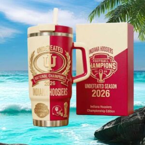 Indiana Hoosiers Undefeated 2026 National Champions 40oz Tumbler