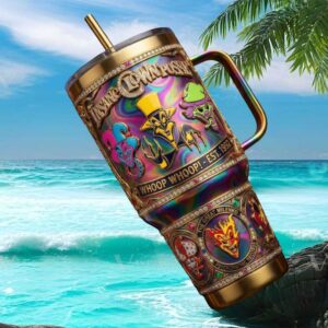 Insane Clown Posse “Great Milenko” 40oz Tumbler Psychedelic 3D Joker Card Design