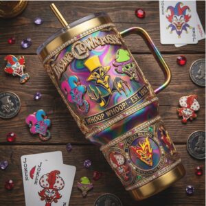 Insane Clown Posse ICP 40oz Tumbler Psychedelic Juggalo Art Tumbler