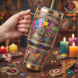 Insane Clown Posse ICP 40oz Tumbler Psychedelic Juggalo Art Tumbler