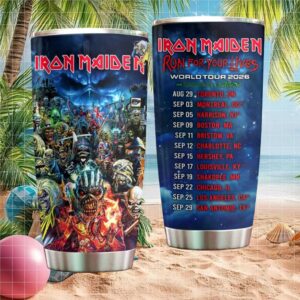 Iron Maiden Run For Your Lives World Tour 2026 Schedule Tumbler