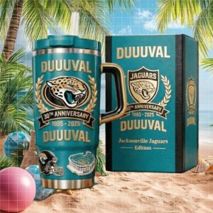 Jacksonville Jaguars 30th Anniversary “DUUUVAL” Official Fan Edition Tumbler