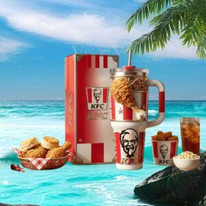 KFC Colonel Sanders Fried Chicken 3D Sculpted Pop Art Tumbler