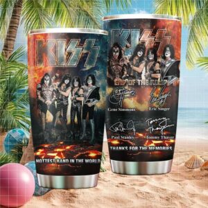 KISS “End Of The Road” World Tour Official Farewell Signature Tumbler
