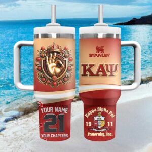 Kappa Alpha Psi Fraternity Inc. Personalized Stanley Style Tumbler KAI 1911