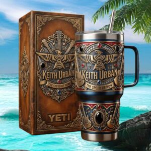 Keith Urban The Speed of Now Country Music Jeweled 3D 40oz Tumbler