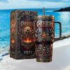 Texas State Bobcats Est. 1899 Vintage Gold Emblem 40oz Travel Tumbler Texas State Bobcats Est. 1899 Vintage Gold Emblem 40oz Travel Tumbler