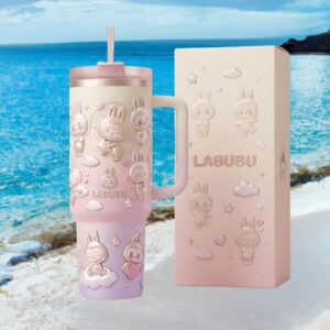 Labubu Pop Mart Inspired Pastel Dreams Character Tumbler