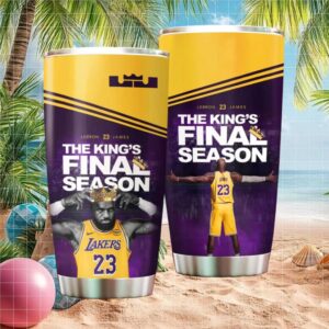 LeBron James The King's Final Season Los Angeles Lakers #23 Tribute Tumbler