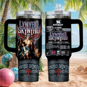 Lynyrd Skynyrd Southern Rock “Turn It Up” Stanley Style Insulated Tumbler