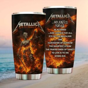 Metallica And Justice For All Full Tracklist Fire & Stone Tumbler