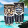 Bluey Character Pattern Light Blue Custom Insulated Tumbler with Handle Bluey Character Pattern Light Blue Custom Insulated Tumbler with Handle