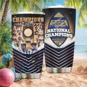 Montana State Bobcats 2025 NCAA Football National Champions Tumbler