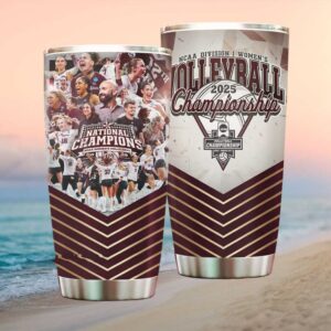 NCAA Division I Women's Volleyball 2025 National Champions Aggies Tumbler