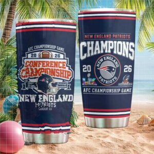 New England Patriots 2026 AFC Conference Championship Game Commemorative Tumbler