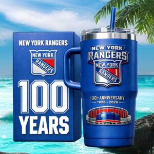 New York Rangers 100th Anniversary 1926 2026 Blue NHL Commemorative Cup