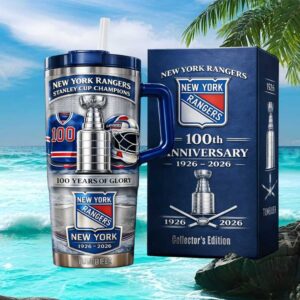 New York Rangers 100th Anniversary Stanley Cup Champions Collector's Tumbler