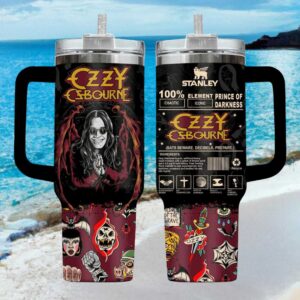 Ozzy Osbourne Prince of Darkness Heavy Metal Fan Custom Tumbler