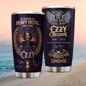 Ozzy Osbourne Prince of Darkness Heavy Metal Legend 1948 2025 Tumbler