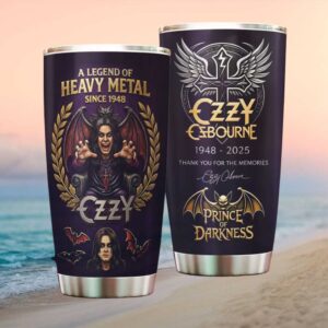 Ozzy Osbourne “Thank You For The Memories” Tribute 40oz Tumbler