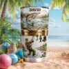 God Says I Am Blue Botanical Personalized Tumbler Custom Name Scriptural Gift God Says I Am Blue Botanical Personalized Tumbler Custom Name Scriptural Gift