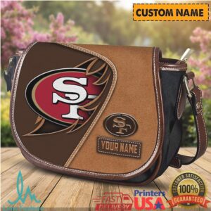 Personalized San Francisco 49ers Custom Name Saddlebag Crossbody Purse
