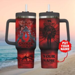 Personalized Stranger Things “The Last Adventure” Vecna & Demogorgon Tumbler