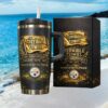 The King Elvis Presley Purple Diamond Pattern Music Notes Travel Tumbler The King Elvis Presley Purple Diamond Pattern Music Notes Travel Tumbler