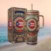 Texas Longhorns Bevo Custom Embossed 40oz Tumbler with Handle Texas Longhorns Bevo Custom Embossed 40oz Tumbler with Handle