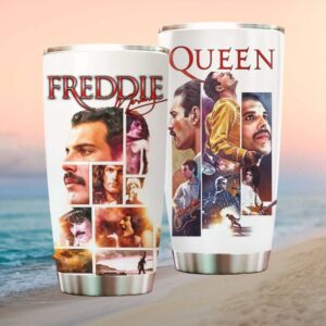 Queen Band Freddie Mercury Collage Graphic Art Tumbler