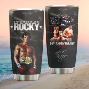 Rocky Balboa 50th Anniversary 1976 2026 Sylvester Stallone Tribute Signature Series Tumbler