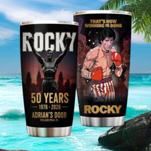 Rocky Balboa 50th Anniversary 1976 2026 “That's How Winning Is Done” Boxing Tumbler
