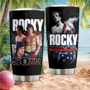 Rocky Balboa 50th Anniversary 1976 2026 The Italian Stallion 20oz Tumbler