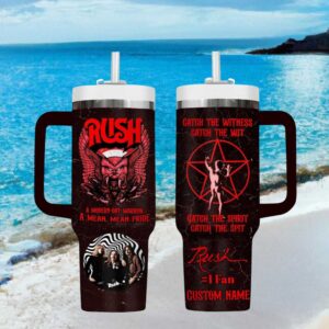 Rush Band Modern Day Warrior Starman Rock Music Custom Tumbler