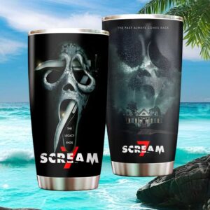 Scream 7 The Legacy Ends Ghostface Knife Reflection Tumbler