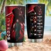 Scream 7 Fear Hits Home Ghostface Fire Silhouette Horror Movie Tumbler Scream 7 Fear Hits Home Ghostface Fire Silhouette Horror Movie Tumbler