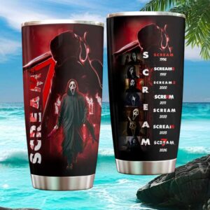 Scream Anthology Red Silhouette Ghostface Movie History Tumbler