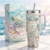 Breast Cancer Awareness Strength Hope Courage Pink Ribbon Floral Tumbler Breast Cancer Awareness Strength Hope Courage Pink Ribbon Floral Tumbler