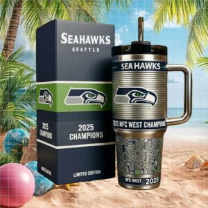 Seattle Seahawks 2025 NFC West Champions Limited Edition Collector's Tumbler