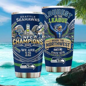 Seattle Seahawks NFC Champions 2025 “Loudest In The League” We Are 12 Tumbler